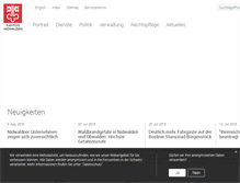 Tablet Screenshot of nidwalden.ch